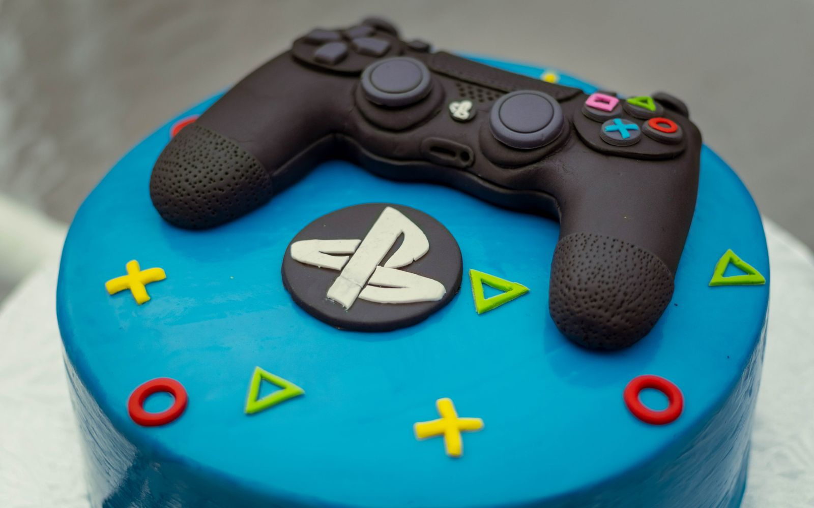 PlayStation controller and logo