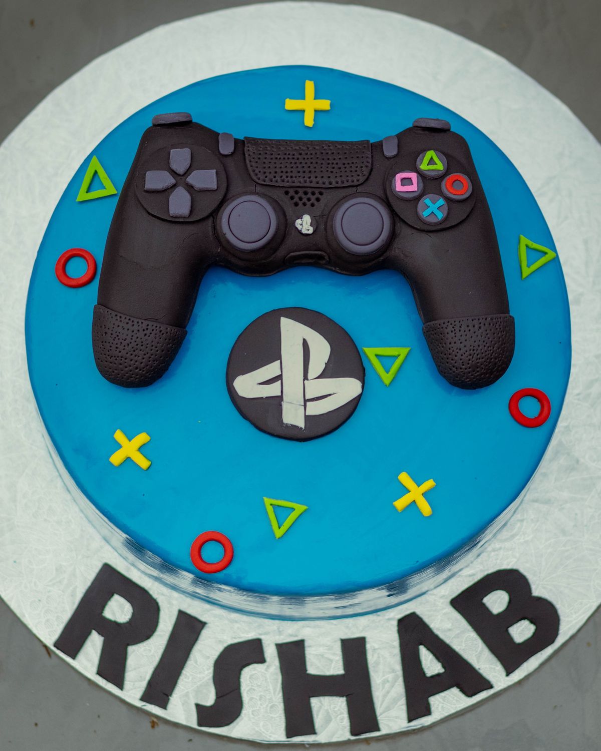 PlayStation controller and logo