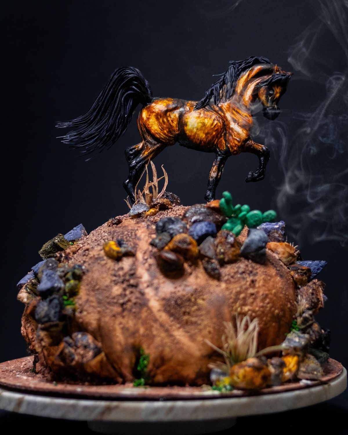 Golden horse