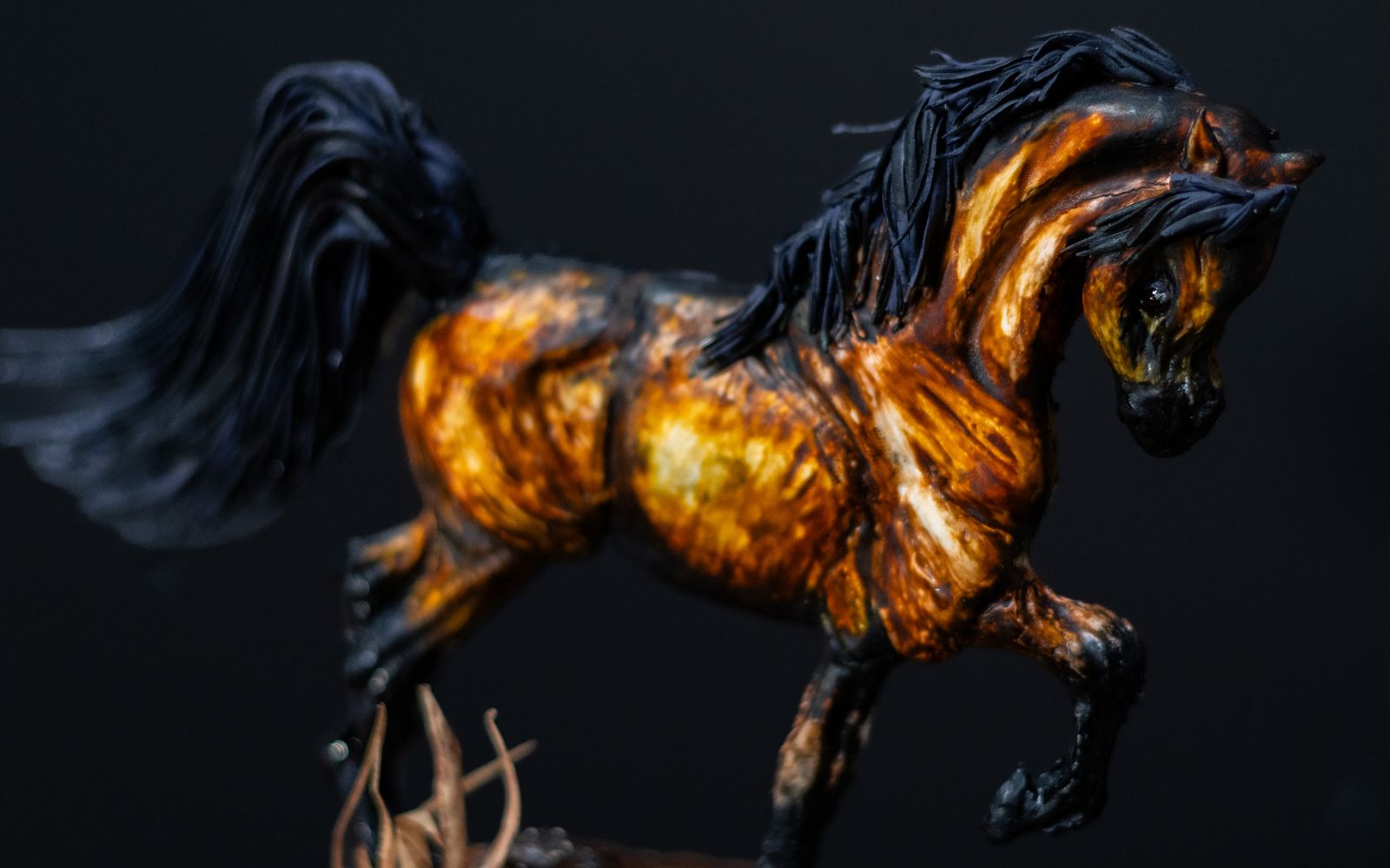 Golden horse