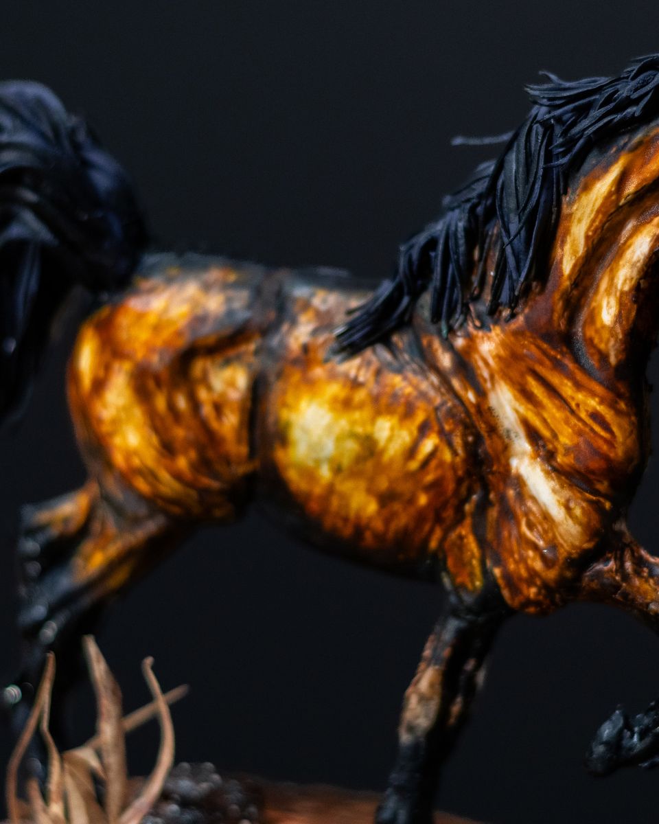 Golden horse