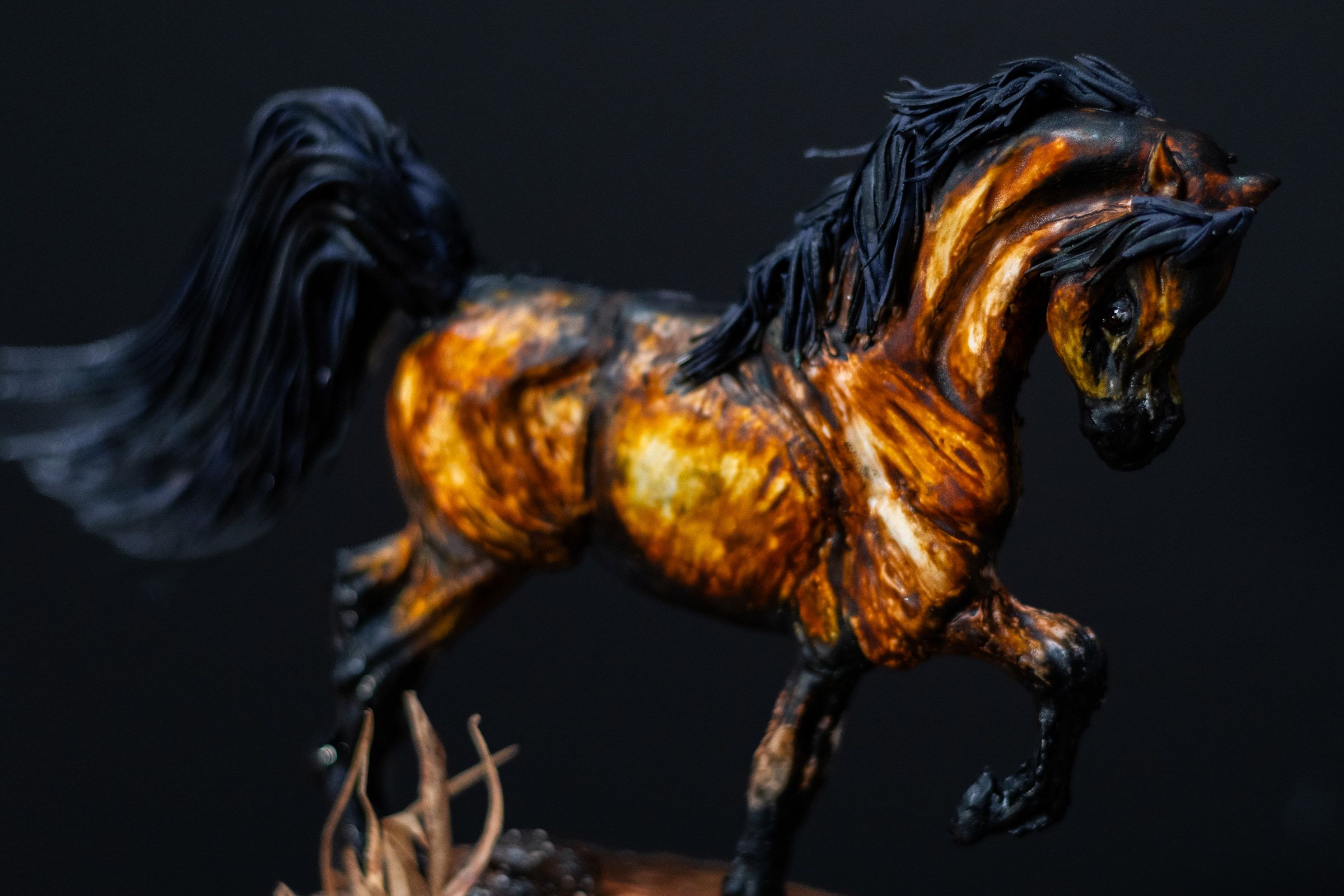 Golden horse