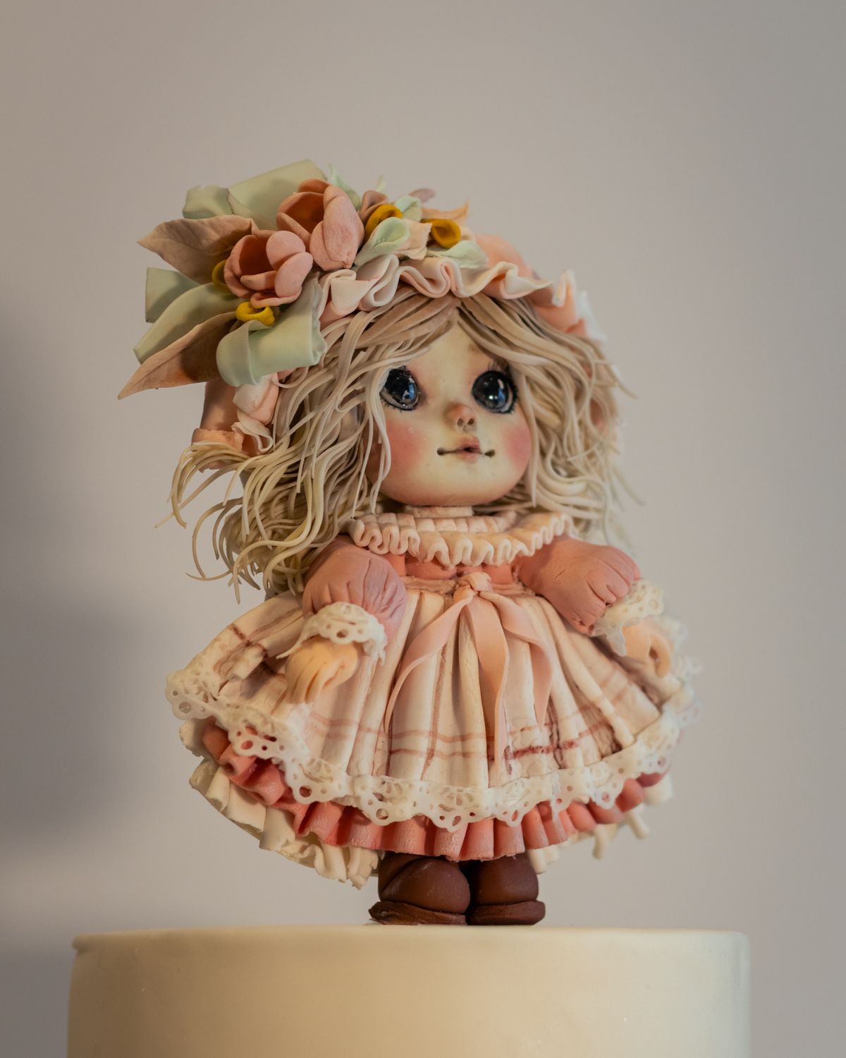 Flower crown doll